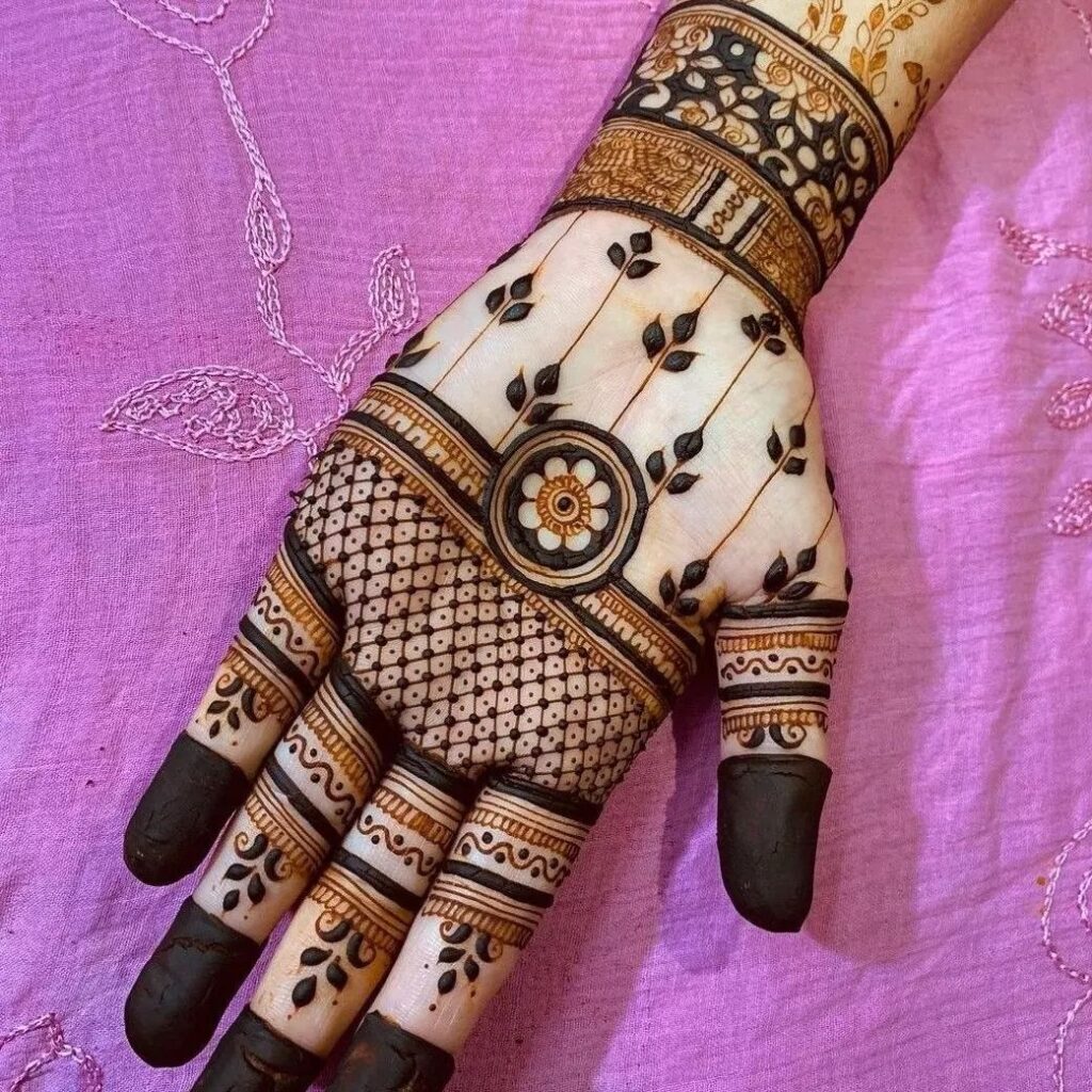 Easy Karwa Chauth Mehndi