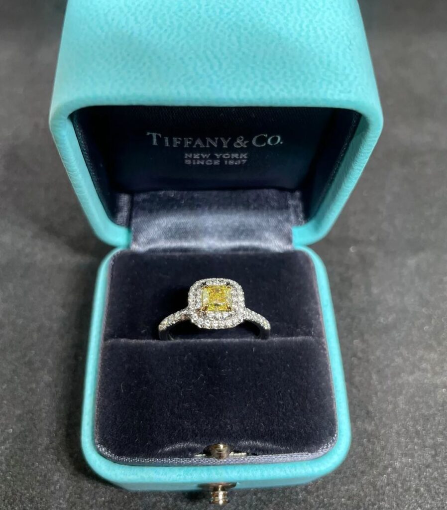 Yellow Diamond Engagement Rings Tiffany