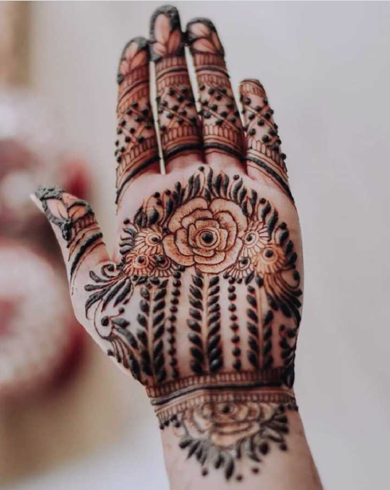 Easy Karwa Chauth Mehndi