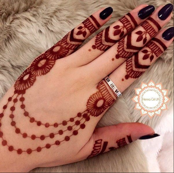 Easy Karwa Chauth Mehndi