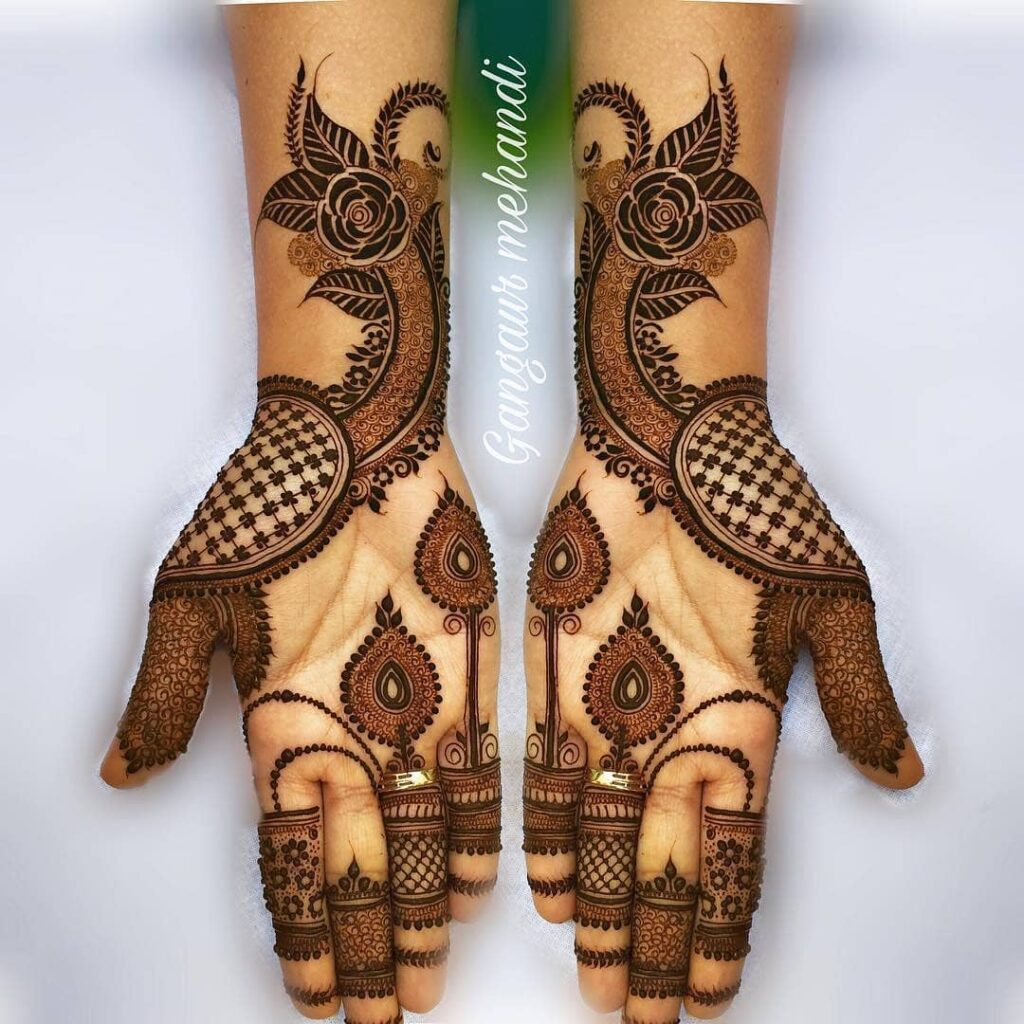 Modern Karva Chauth Mehndi Designs