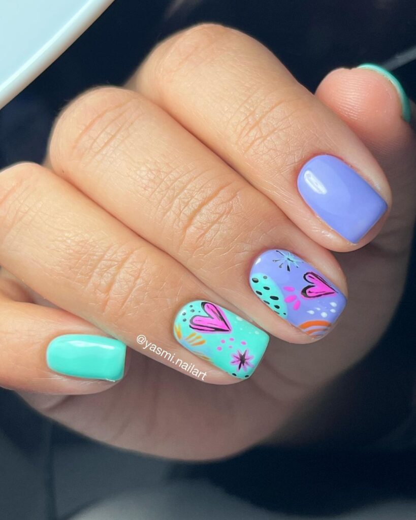 Engagement Nails Short