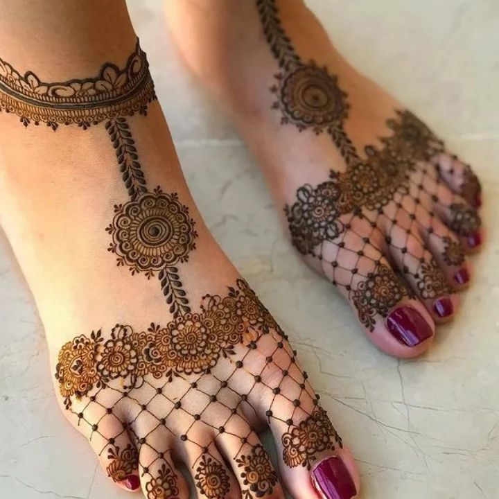 Karva Chauth Mehndi For Foot