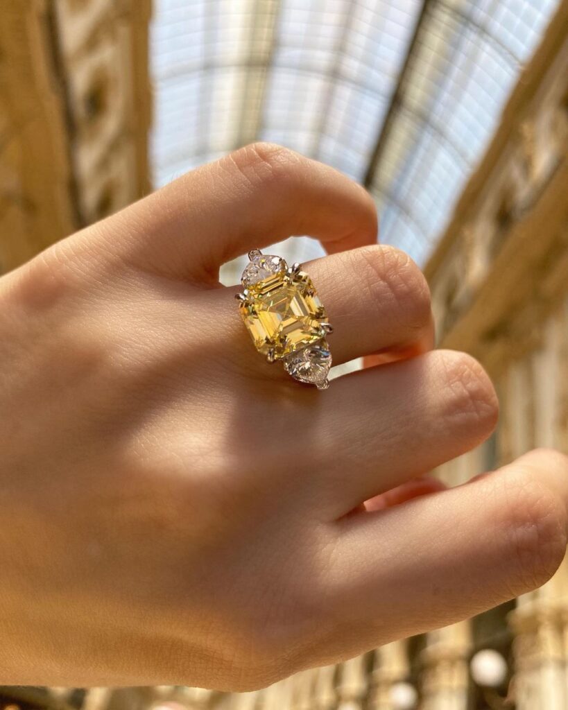 Yellow Diamond Engagement Ring