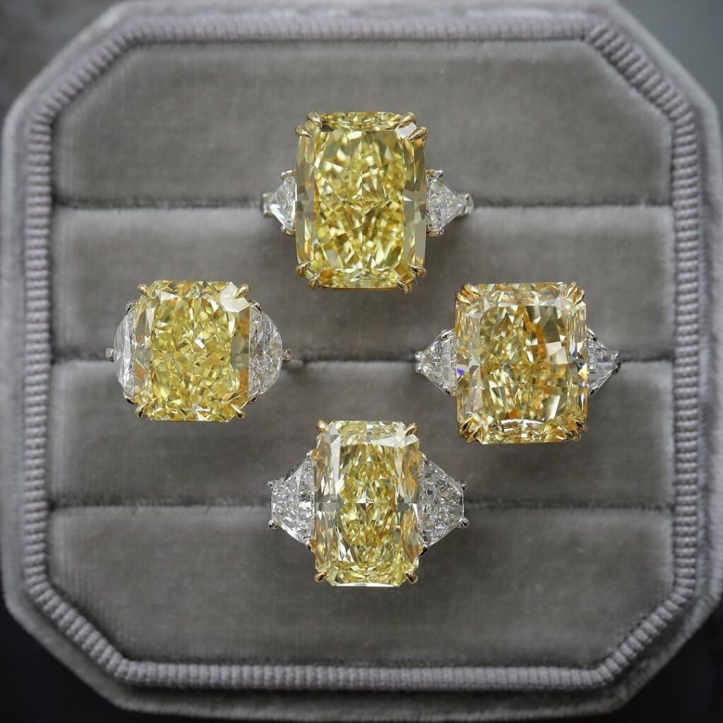 Pre-Owned Bulgari Fancy Intense Yellow Diamond Ring 