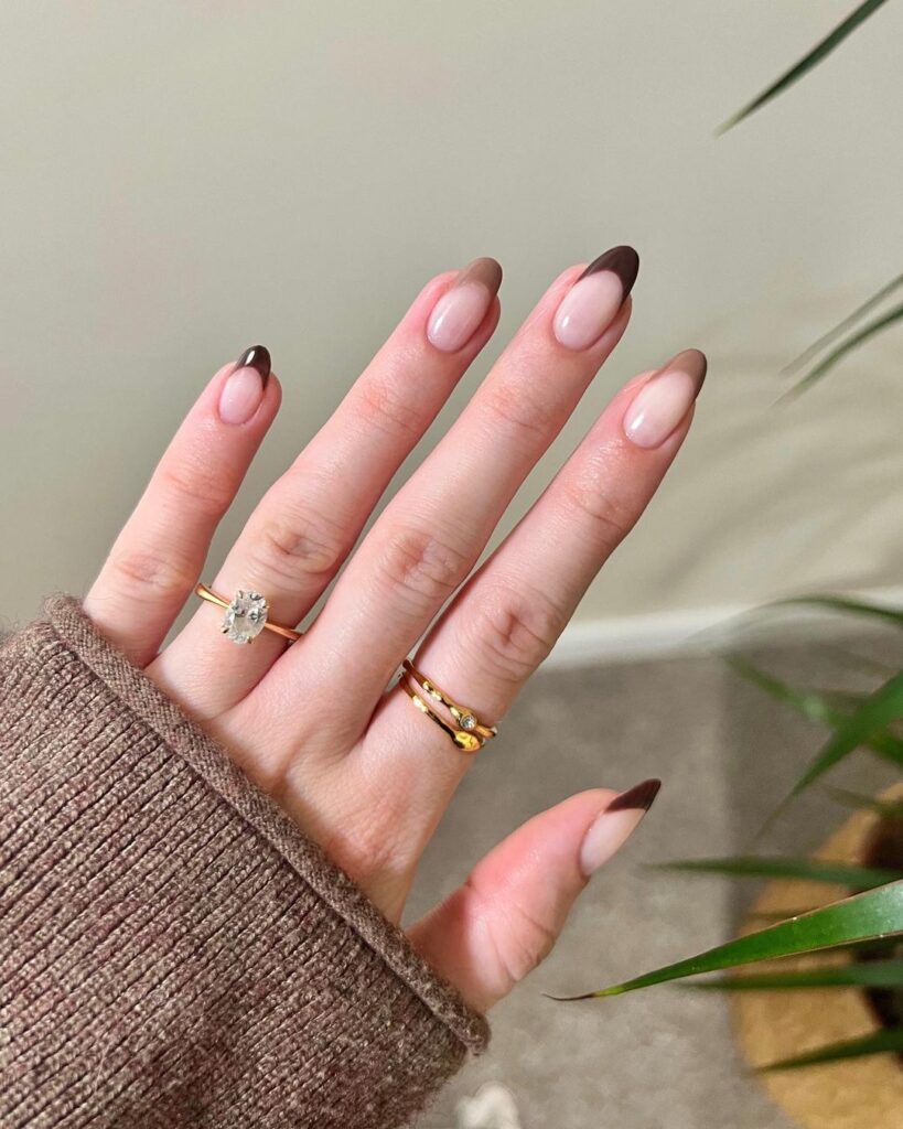 Classy Engagement Nails