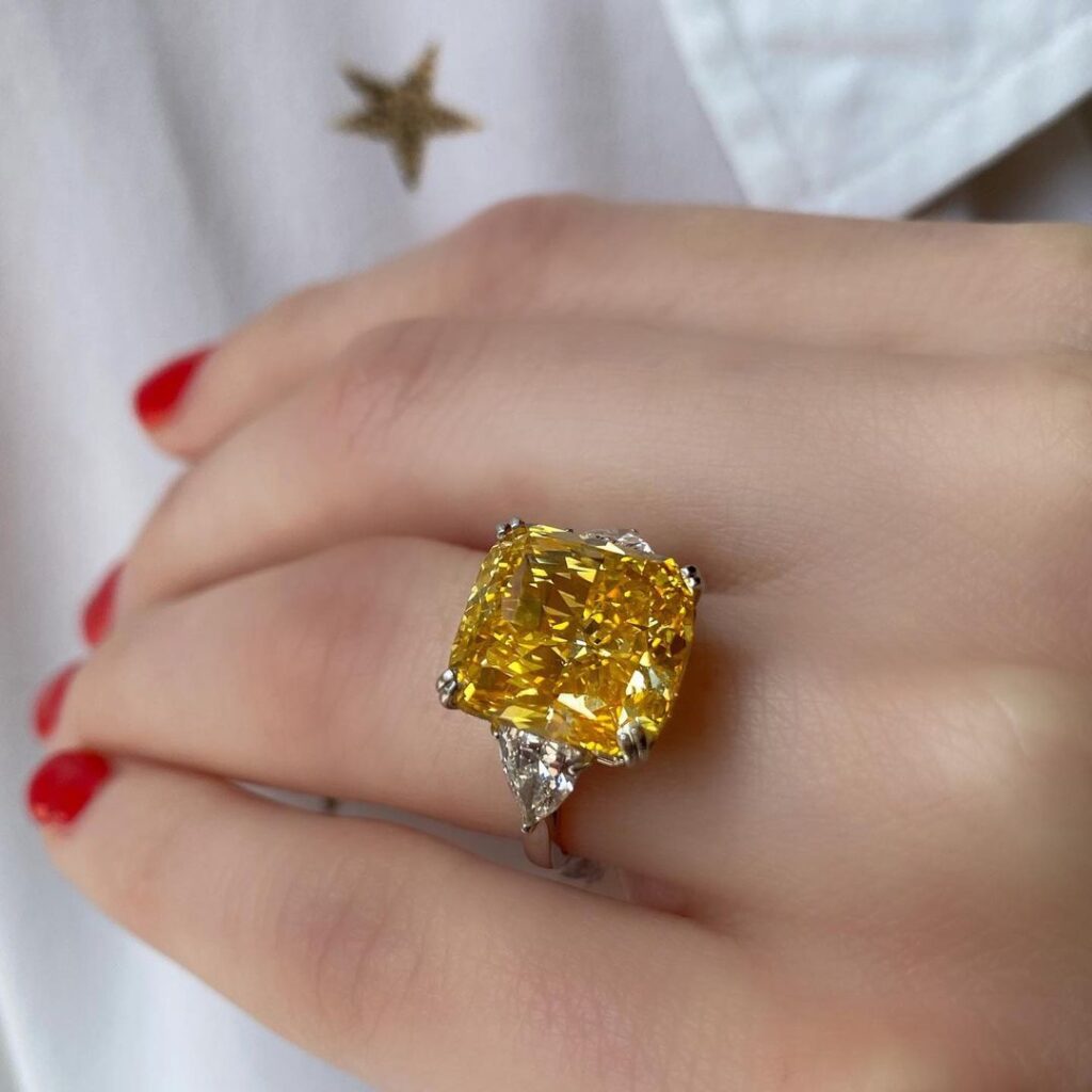 Yellow Diamond Engagement Ring