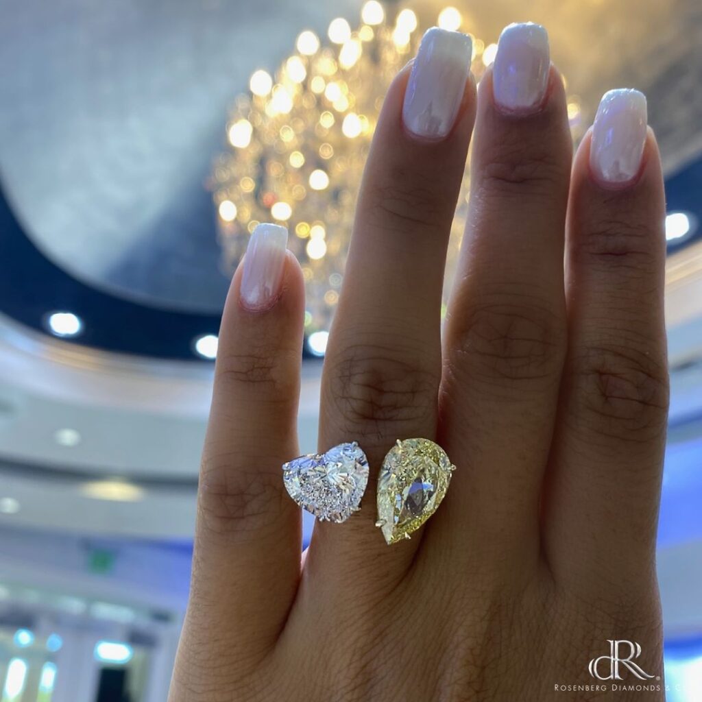 Canary Yellow Diamond Engagement Ring