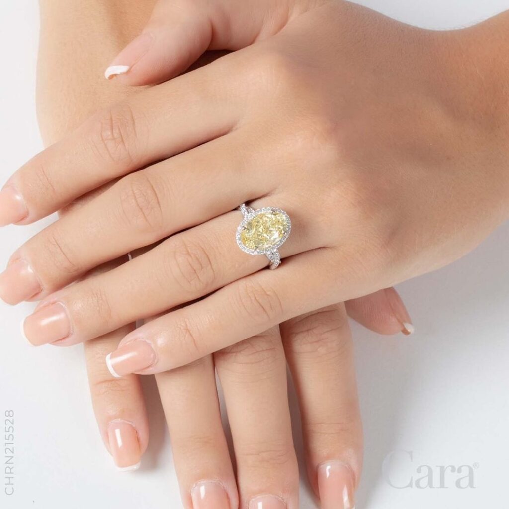 Canary Yellow Diamond Engagement Ring