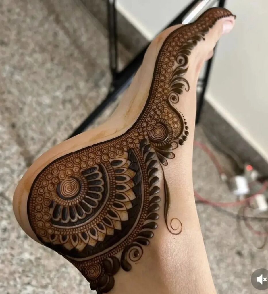 Karva Chauth Mehndi For Foot