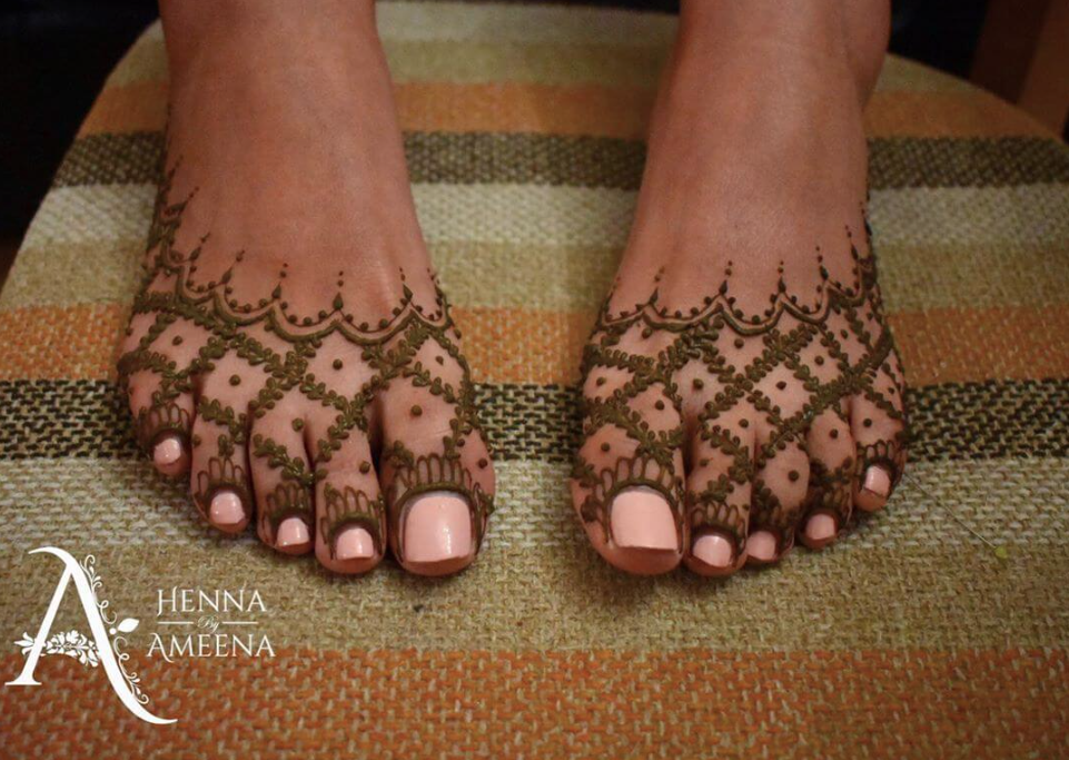 Karva Chauth Mehndi For Foot