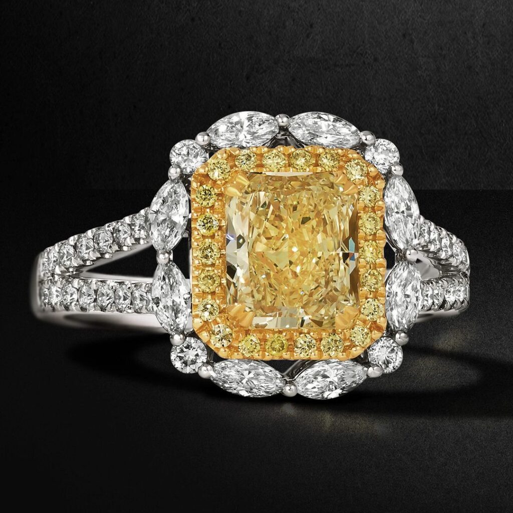 Yellow Diamond Ring