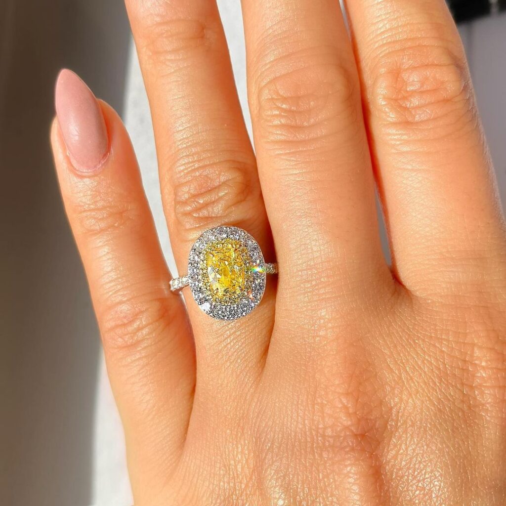 Yellow Diamond Ring