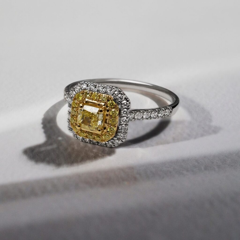 Yellow Diamond Ring