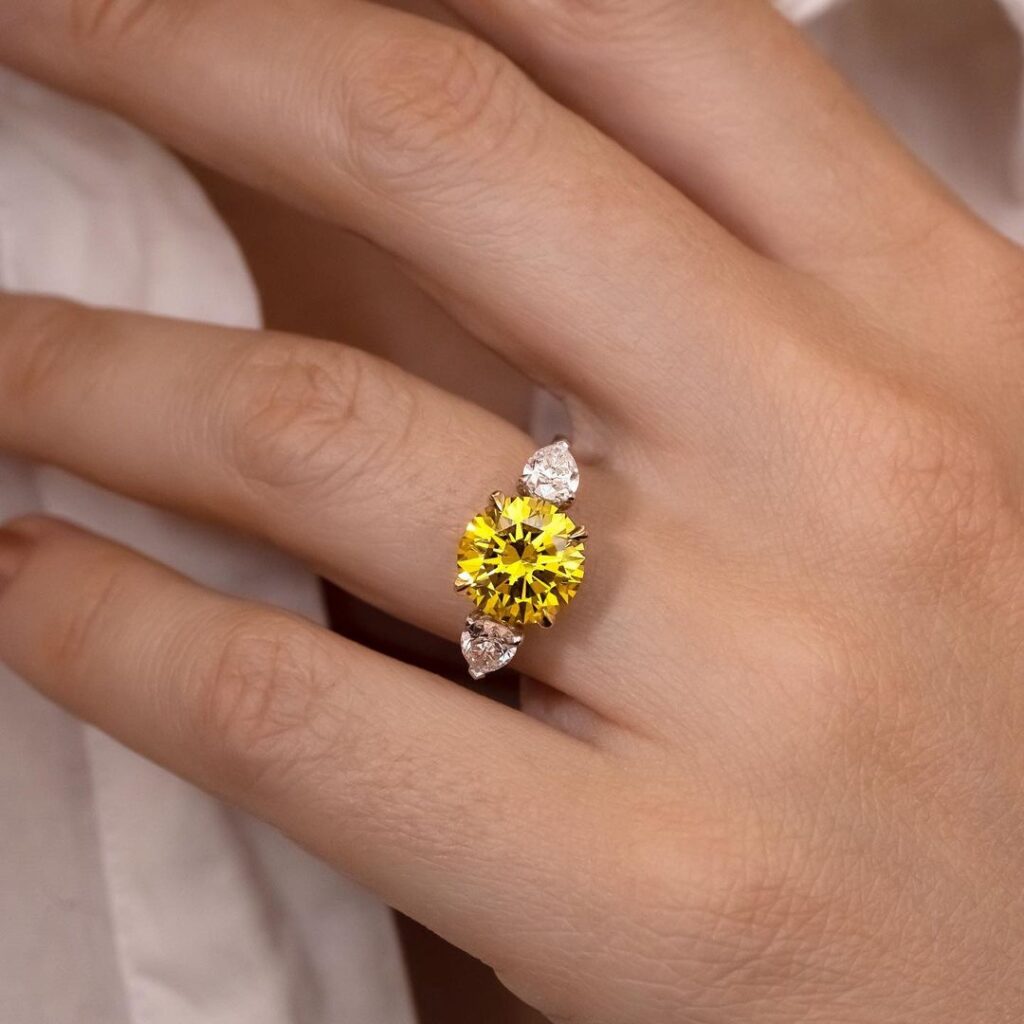 Yellow Diamond Ring