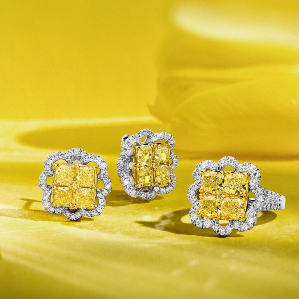 Yellow Diamond Ring Engagement