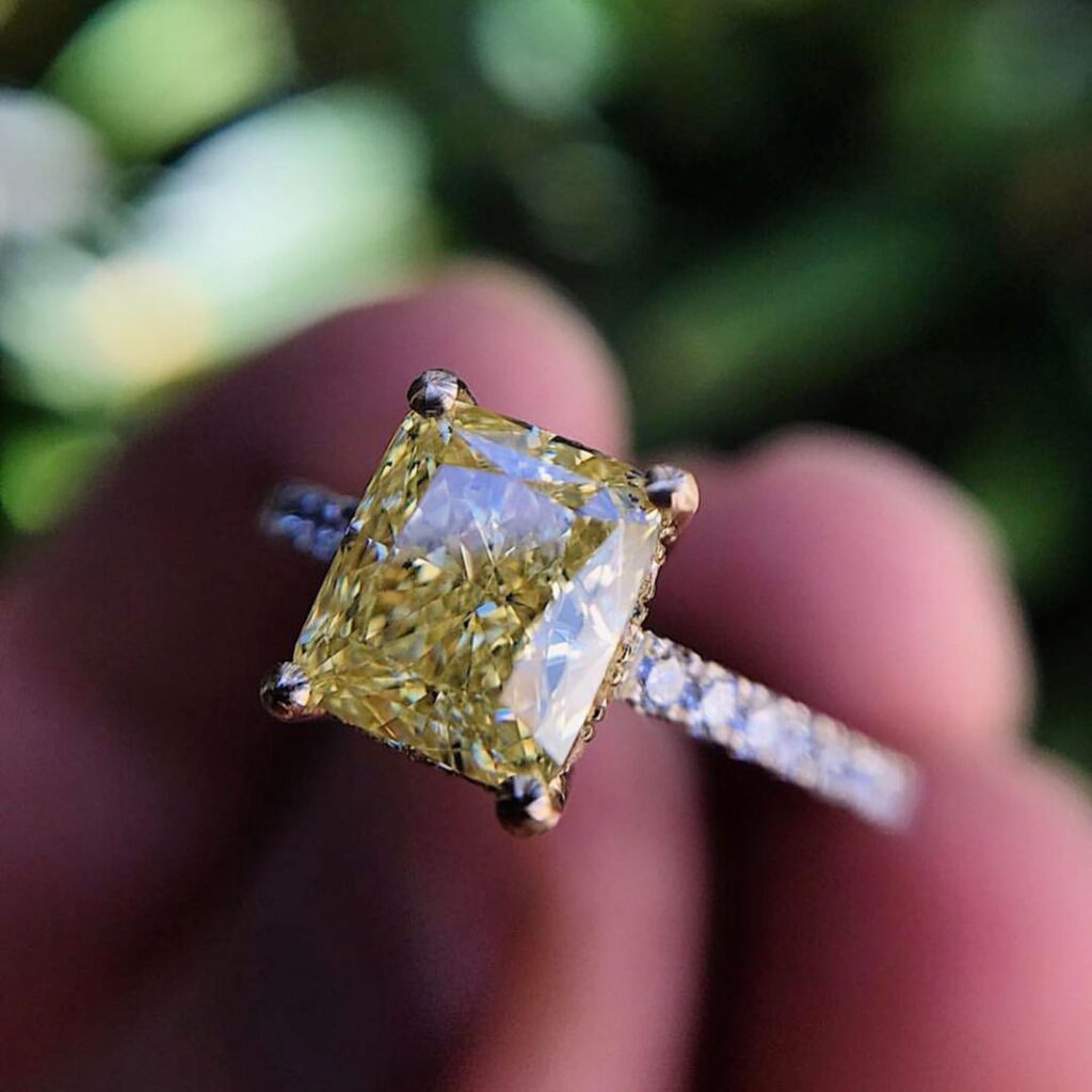  Yellow Diamond Engagement Rings