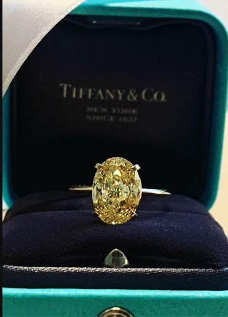 Yellow Diamond Engagement Ring Tiffany
