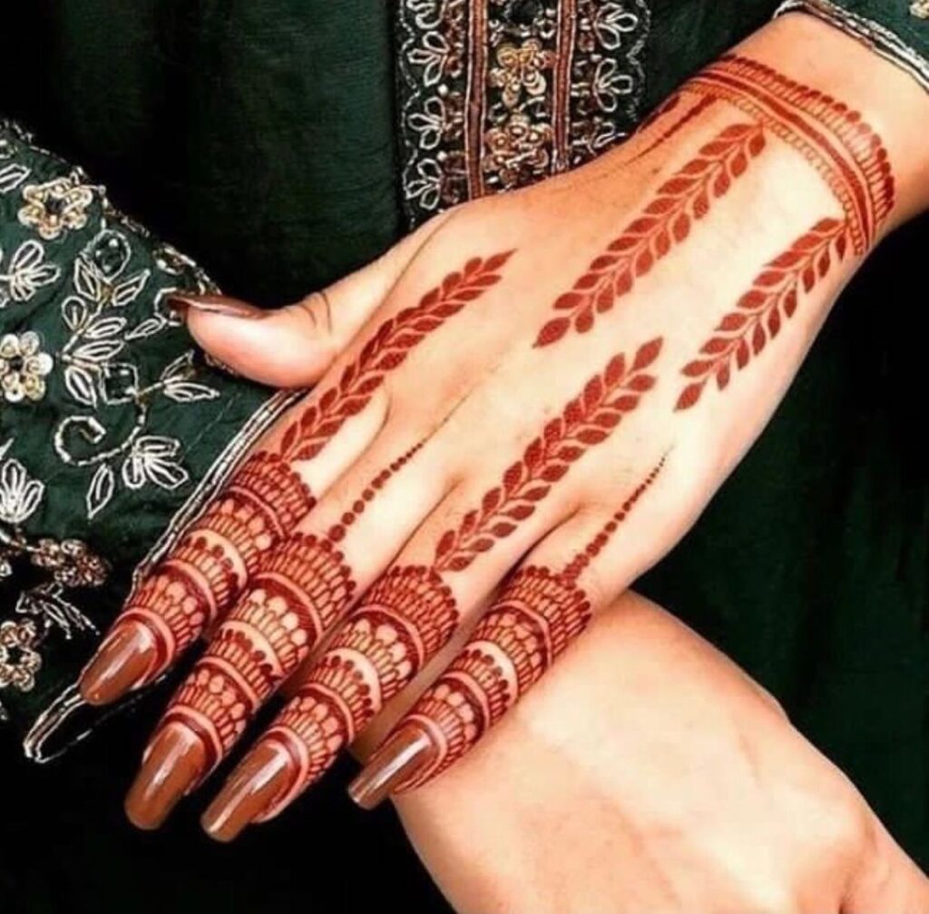 Simple Karva Chauth Mehndi