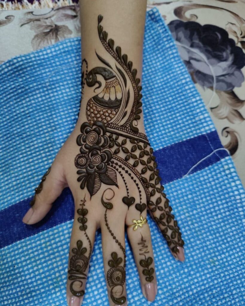 Modern Karva Chauth Mehndi Designs