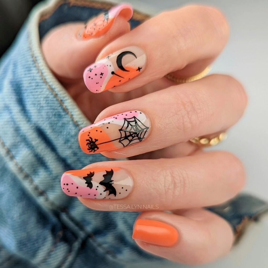 Acrylic Nails Halloween Designs