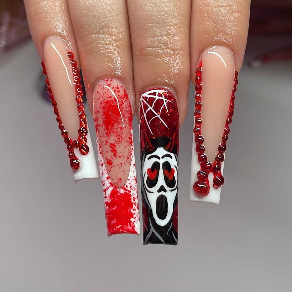 Halloween Nail Designs For Acrylic Nails