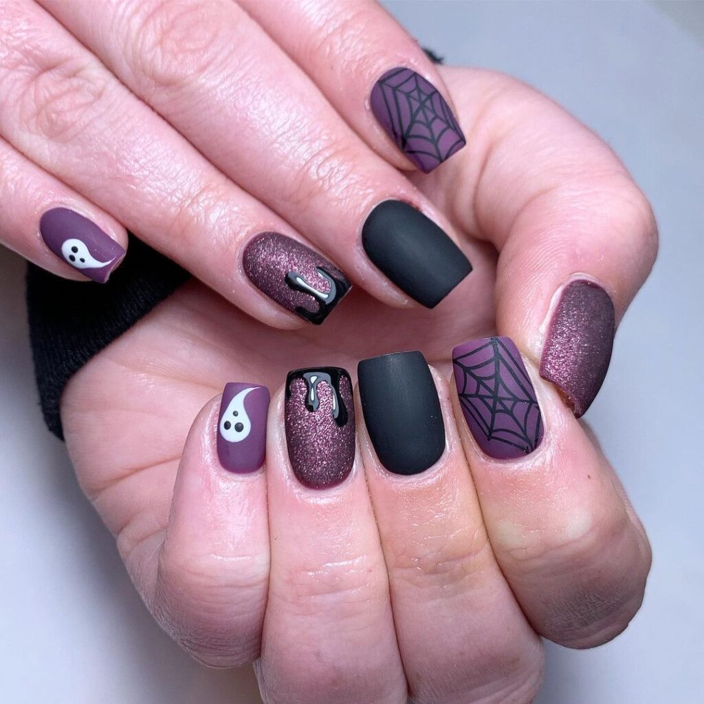 Halloween Acrylic Nails