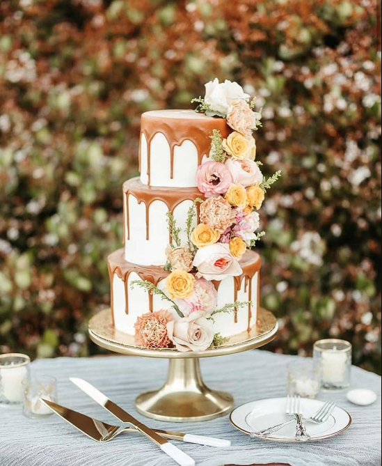 Salted Caramel Wedding Cake Flavors