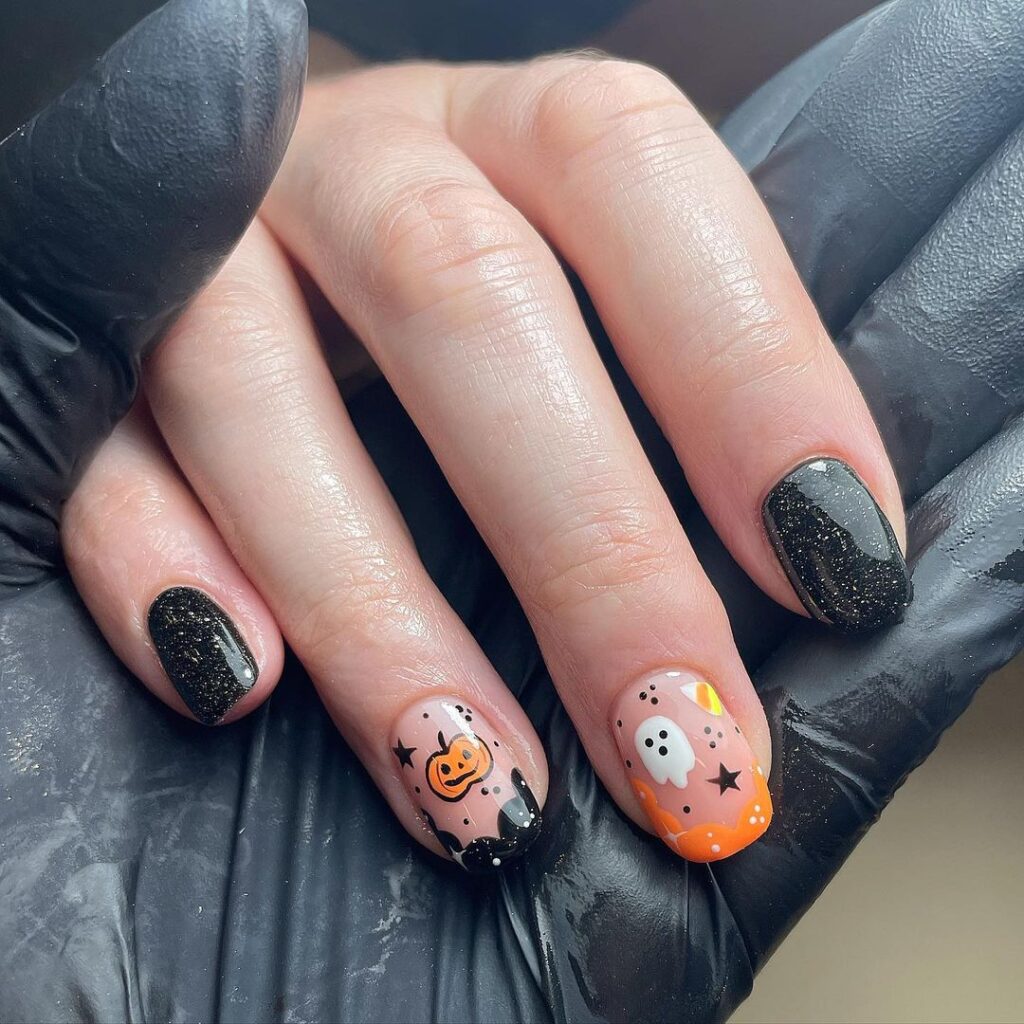 Halloween Acrylic Nails 2022