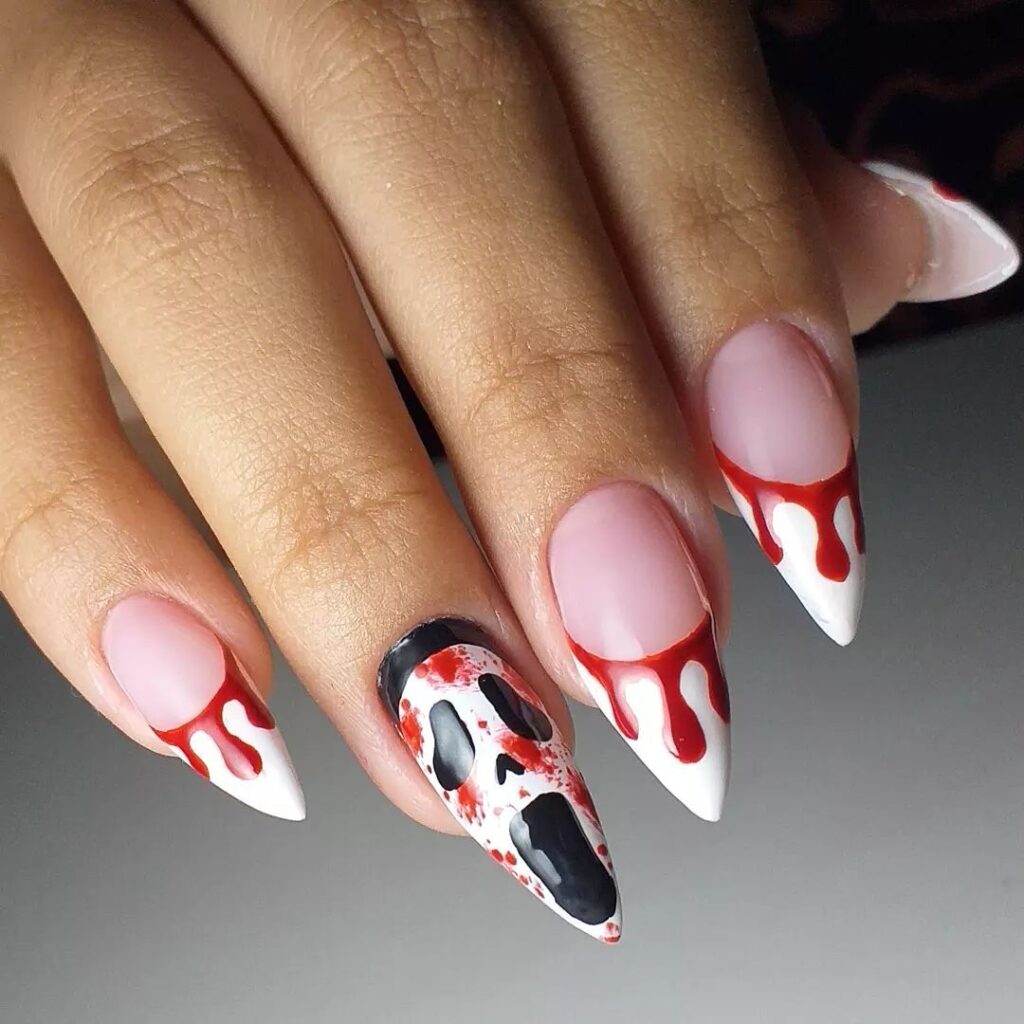 Halloween Acrylic Nails Pinterest