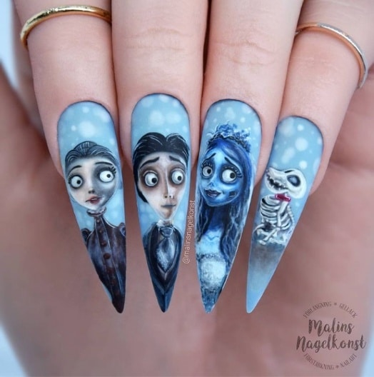 Halloween Acrylic Nails Pinterest