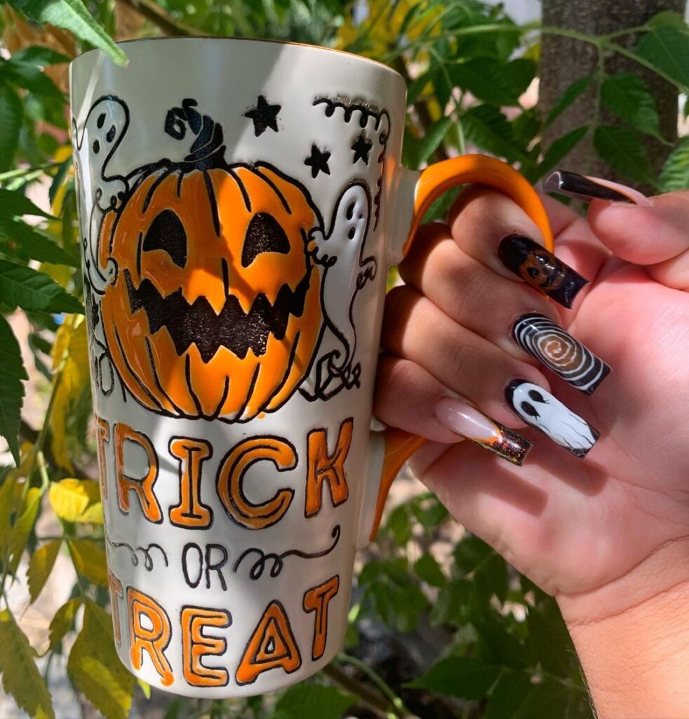 Halloween Acrylic Nails Press Ons