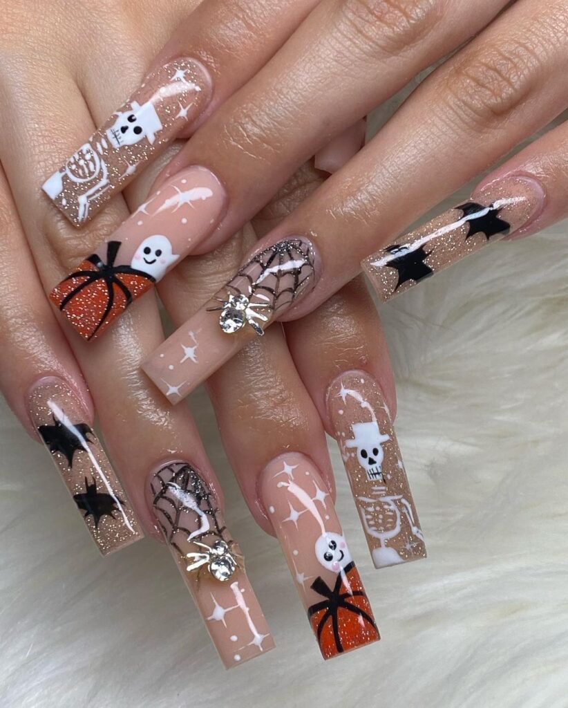 Halloween Acrylic Nails Ideas