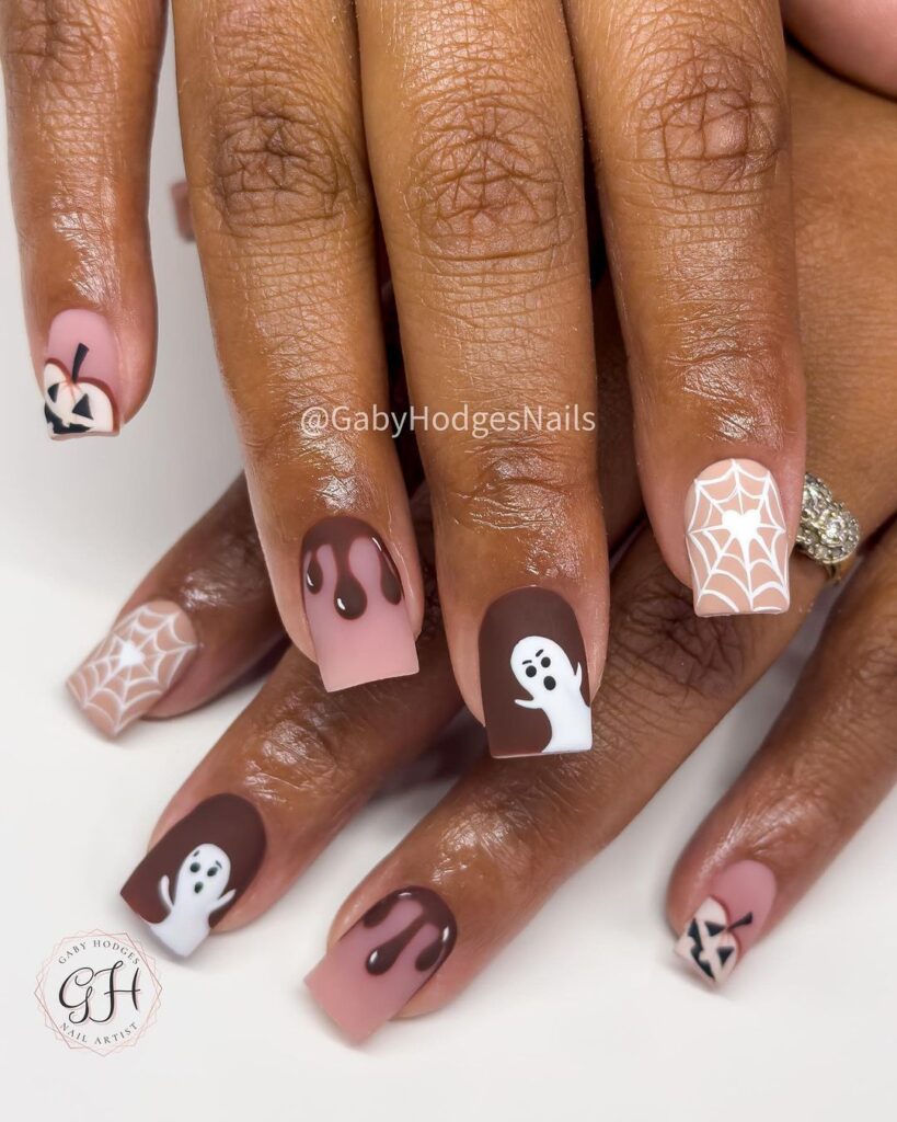 Halloween Acrylic Nail Designs