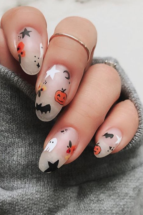 Halloween Acrylic Nails Designs