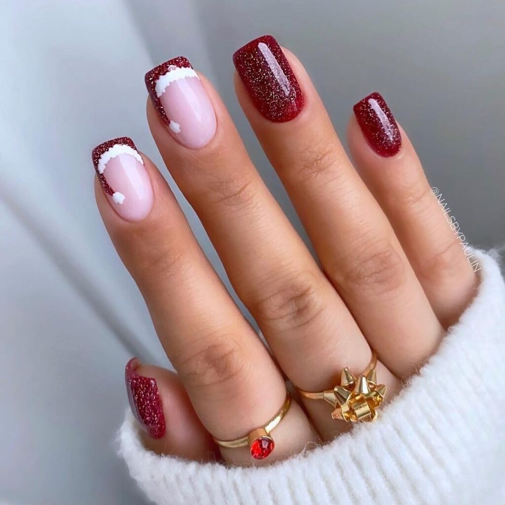 Simple Holiday Nails