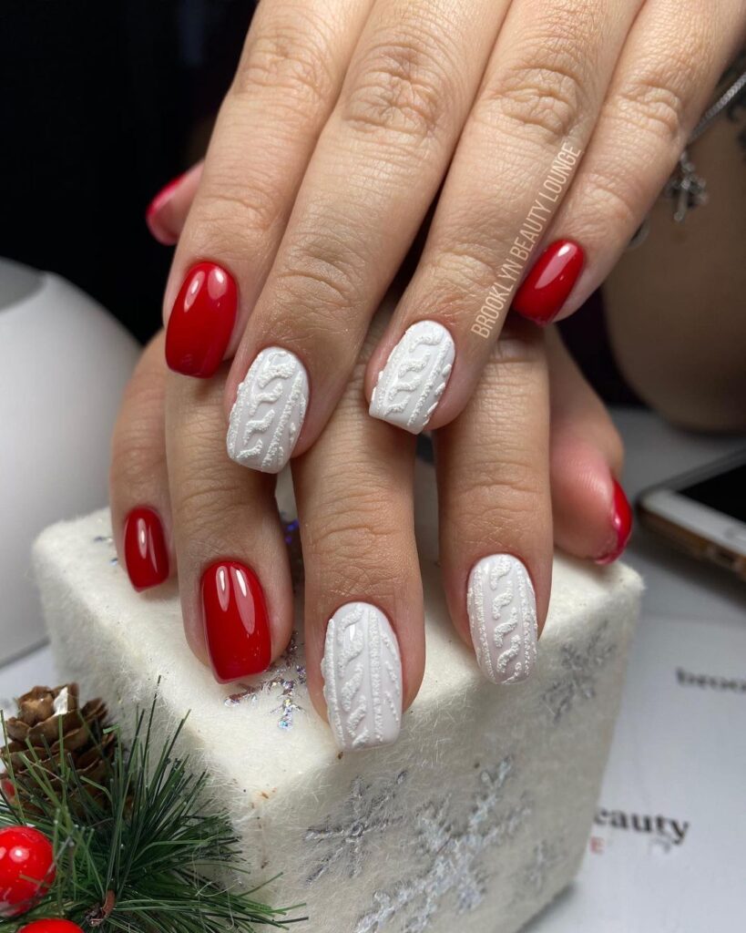 Simple Holiday Nails