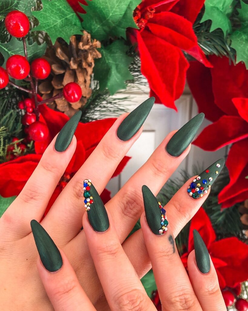 Simple Holiday Nails