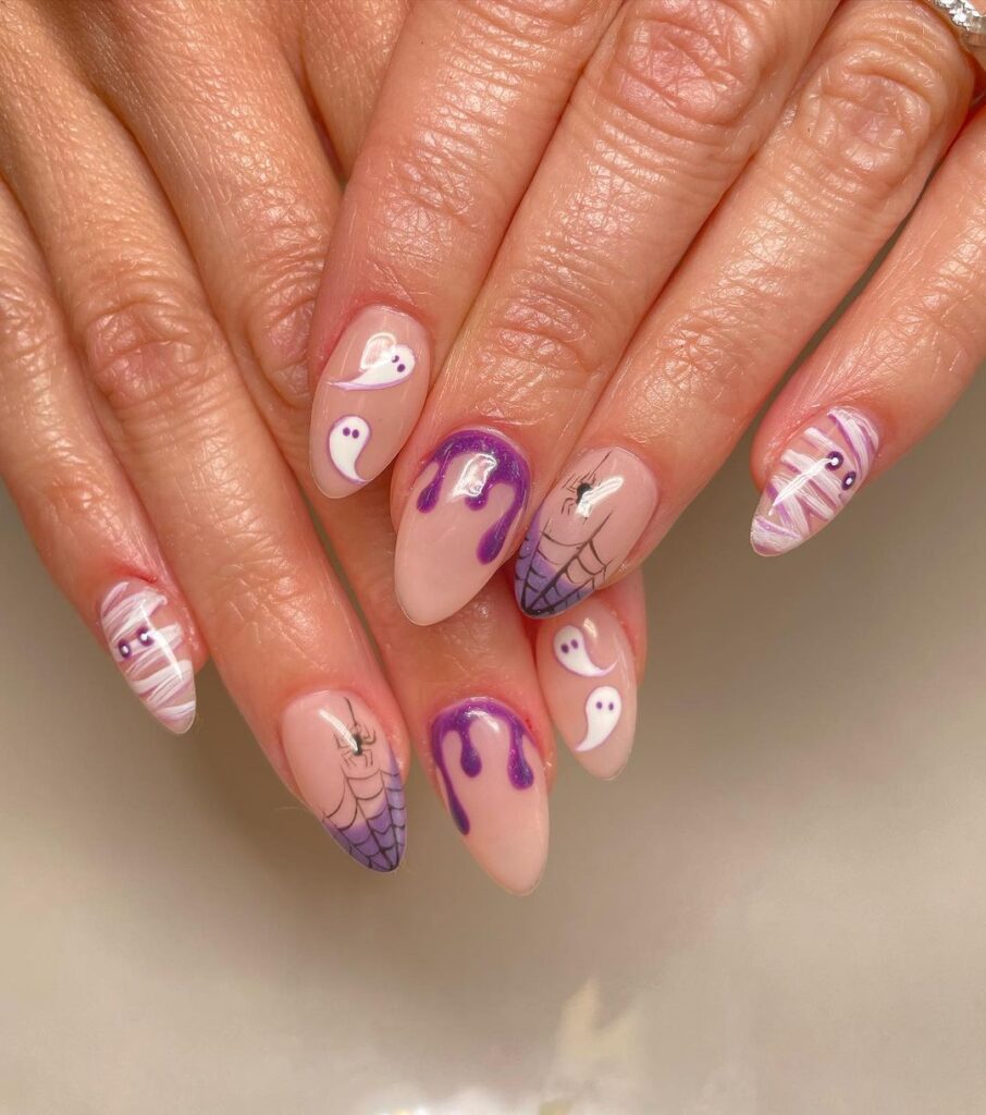 Halloween Designs For Acrylic Nails