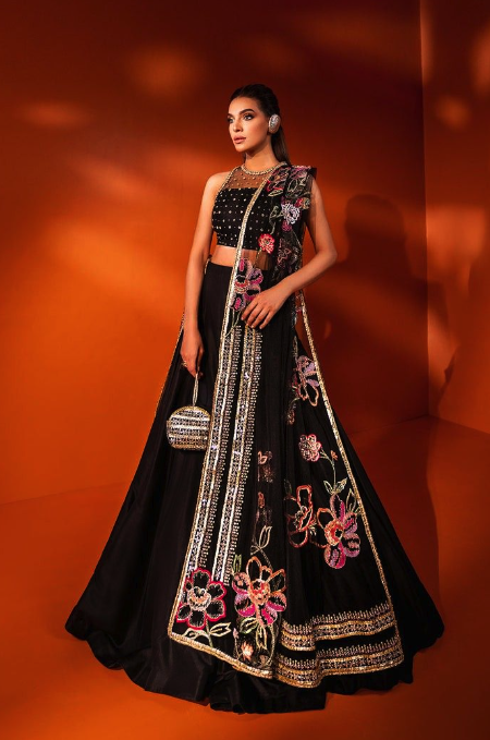 Lehenga Long Blouse Designs