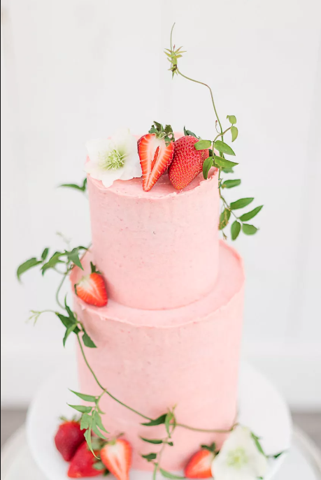 Strawberry Wedding Cake Flavor Ideas