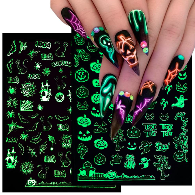 Halloween Acrylic Nails