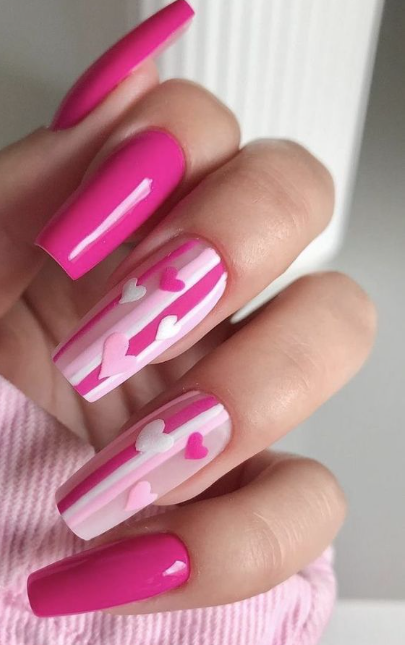 Valentine's Day Nails Pinterest