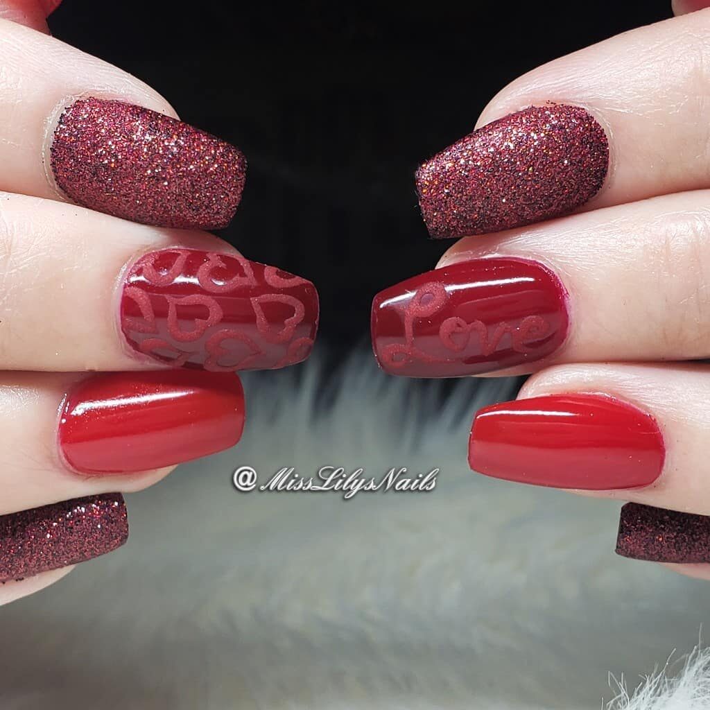 Valentine's Day Nails