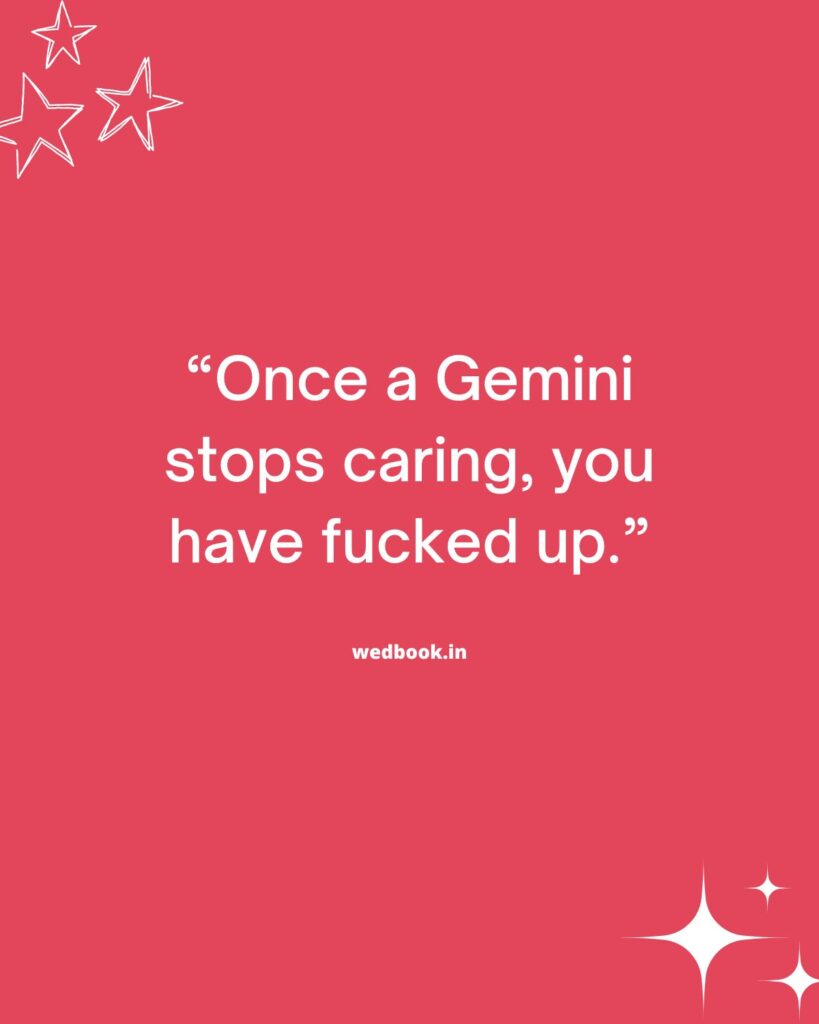 Savage Gemini Quotes