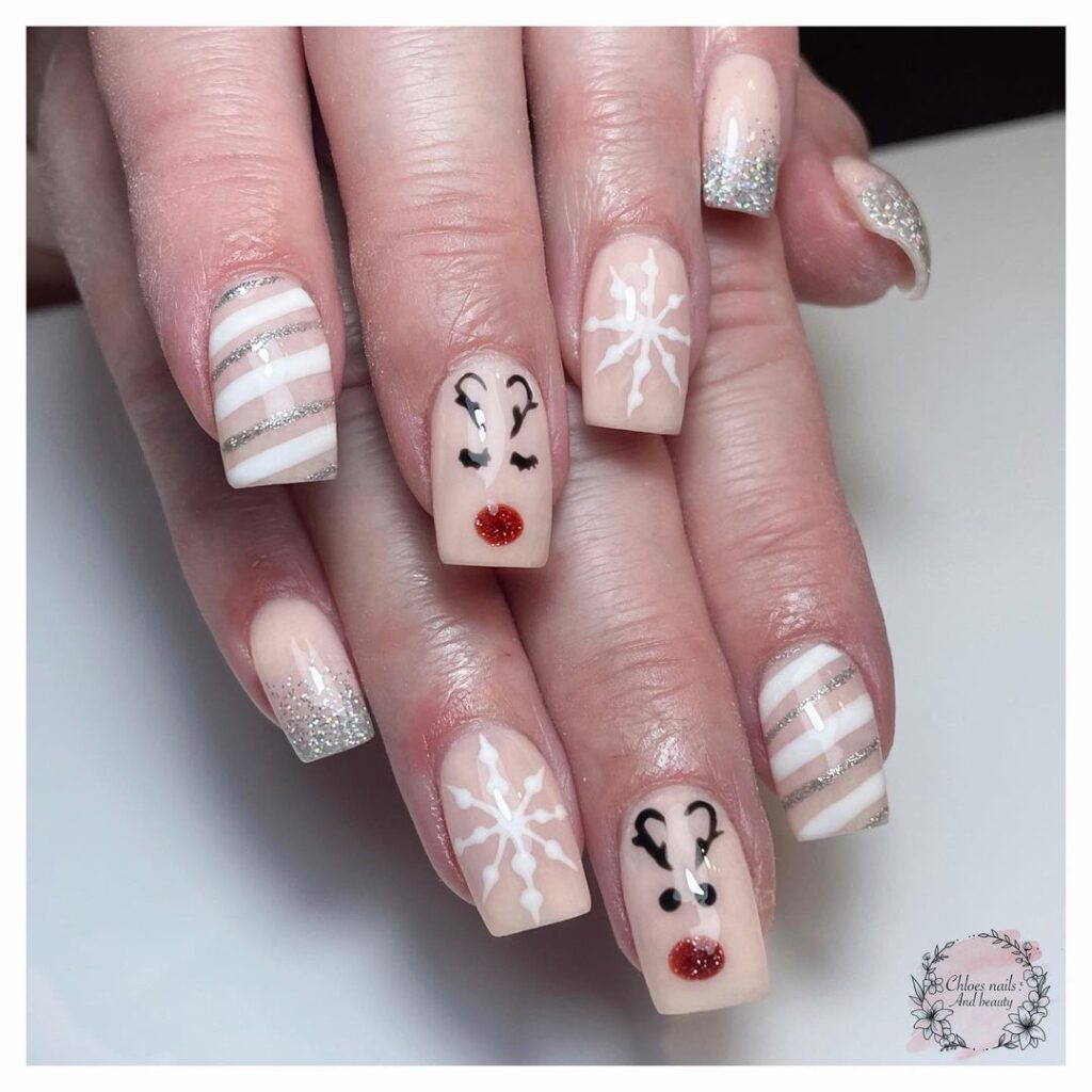 Christmas Acrylic Nails