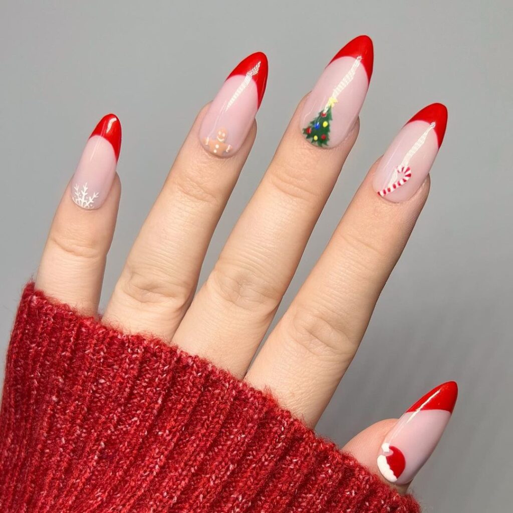 Christmas Acrylic Nails