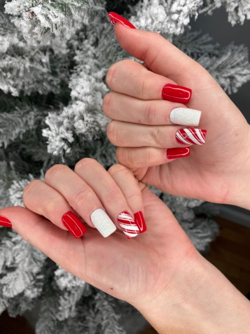Christmas Nails Simple