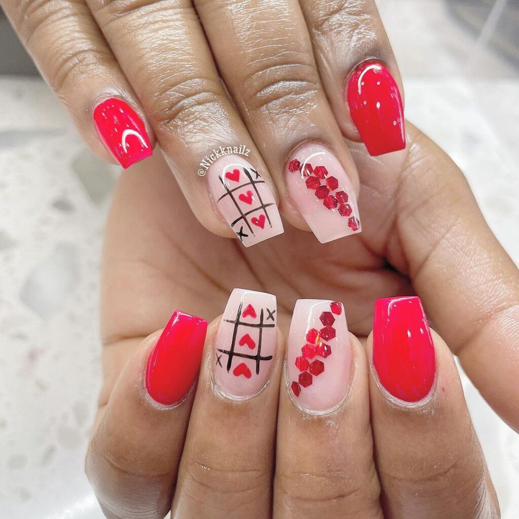 Heart Nails