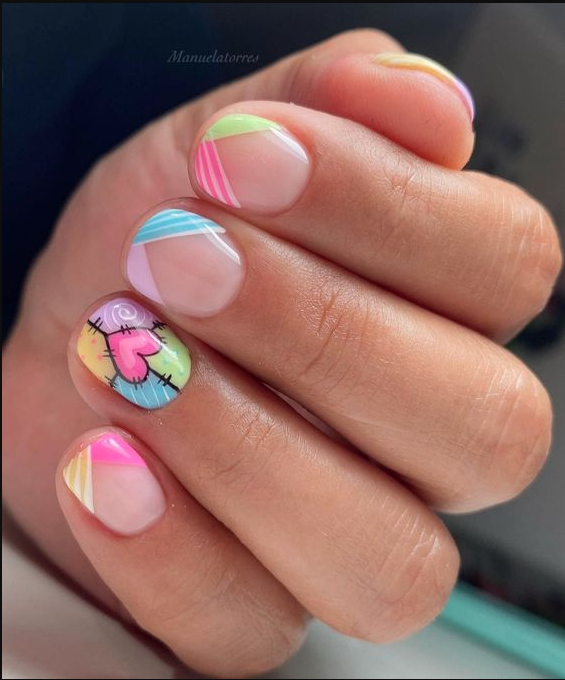 Valentine's Day Nails Simple